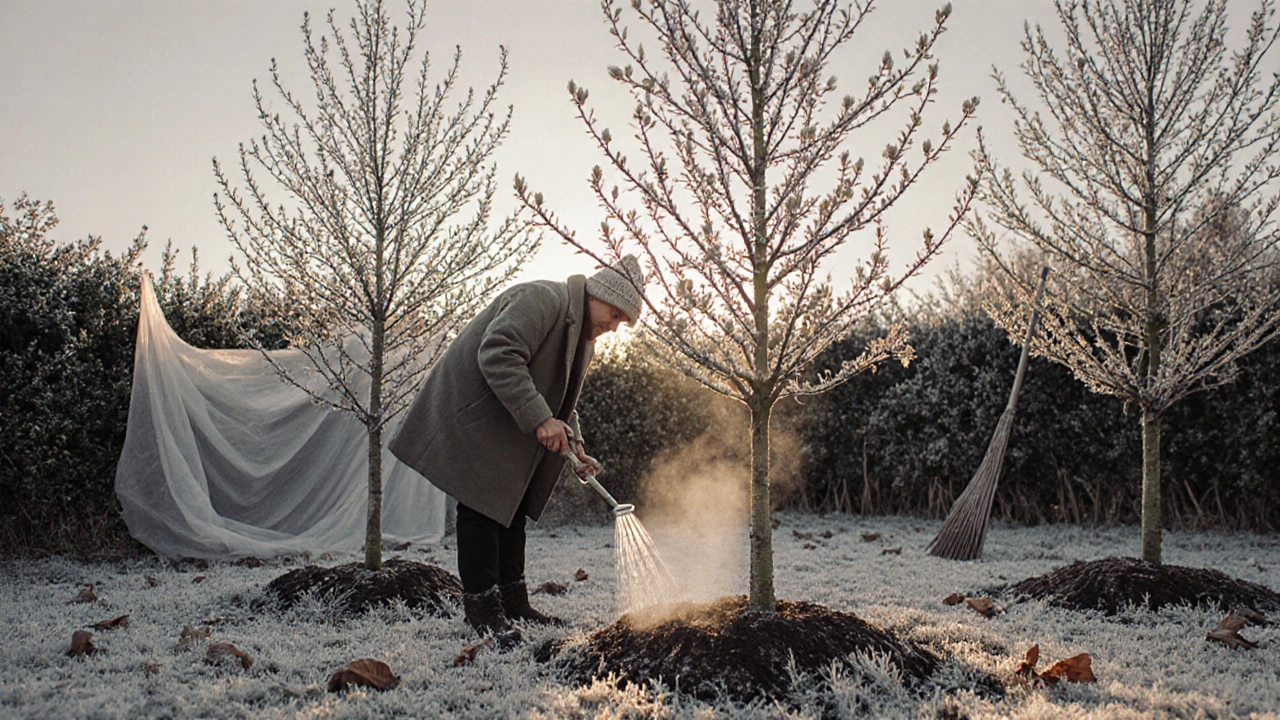 Как уберечь сад от заморозков: проверенные способы спасти деревья и кустарники