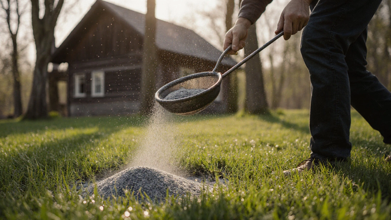Можно ли сыпать золу на газон: плюсы, минусы и правильный способ применения