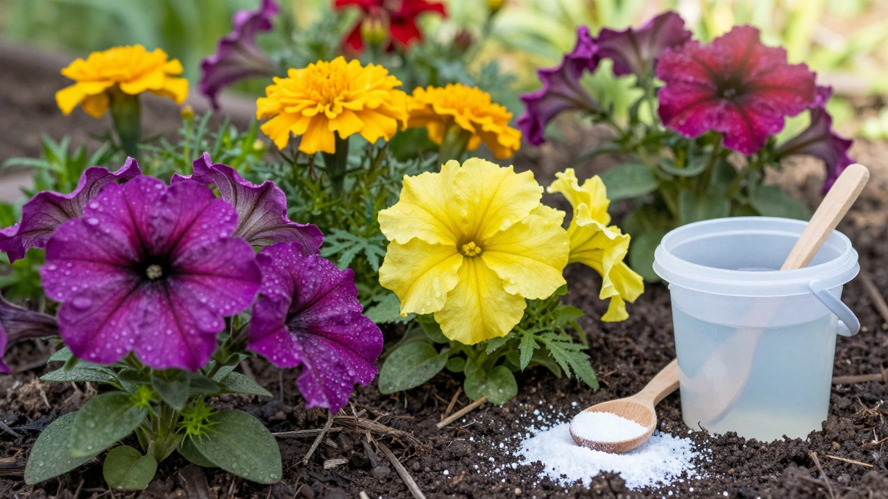 Чем подкормить уличные цветы для пышного цветения: лучшие удобрения и советы