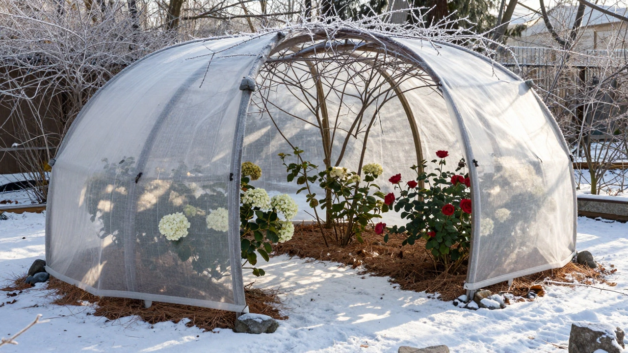 Как сделать морозозащитное покрытие для растений: пошаговая инструкция для сада