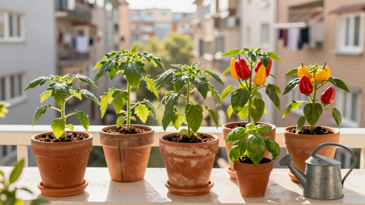 Какие овощи можно выращивать в горшках на балконе или подоконнике
