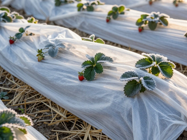 Какой укрывной материал лучше всего защищает растения от заморозков?