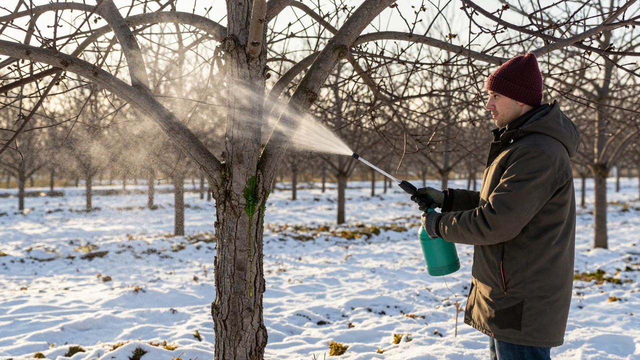 Чем обрабатывать деревья в феврале: лучшие средства и когда начинать