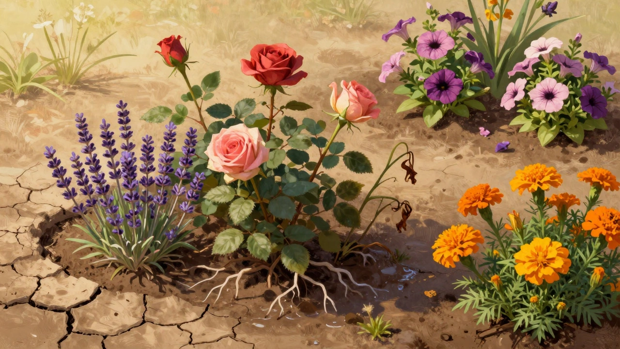 Цветы разных видов, посаженные вместе, страдают от неподходящих условий: сухая почва, переувлажнение и увядание.