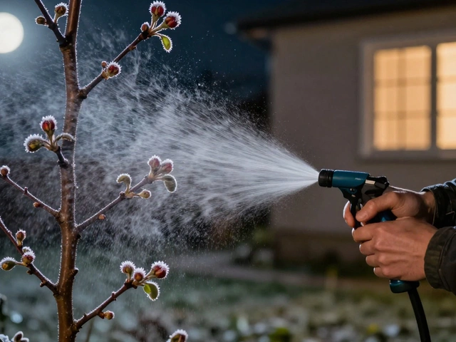 Зачем опрыскивать фруктовые деревья водой перед заморозками: научно обоснованный способ защиты