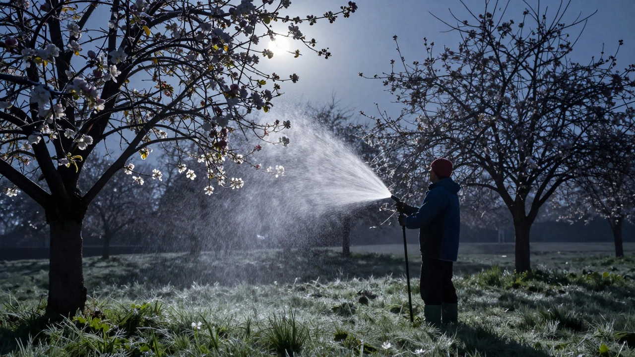 Зачем опрыскивать фруктовые деревья водой перед заморозками - научное объяснение и практические советы